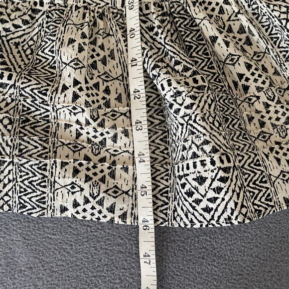 Vtg 80s 90s NOS Two Potato Artsy Midi Tiered Muumuu Dress M Resort Wear Cotton - Picture 14 of 16